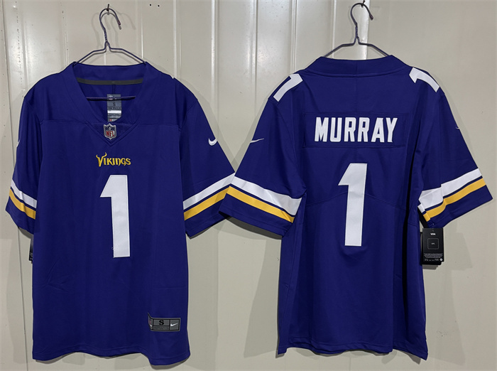 Men's Minnesota Vikings #1 Kyler Murray Purple 2026 Vapor Untouchable Limited Stitched Jersey