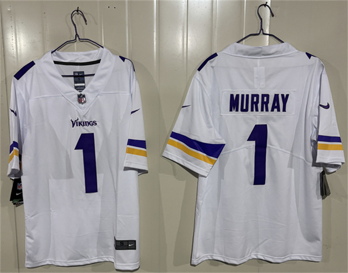 Men's Minnesota Vikings #1 Kyler Murray White 2026 Vapor Untouchable Limited Stitched Jersey