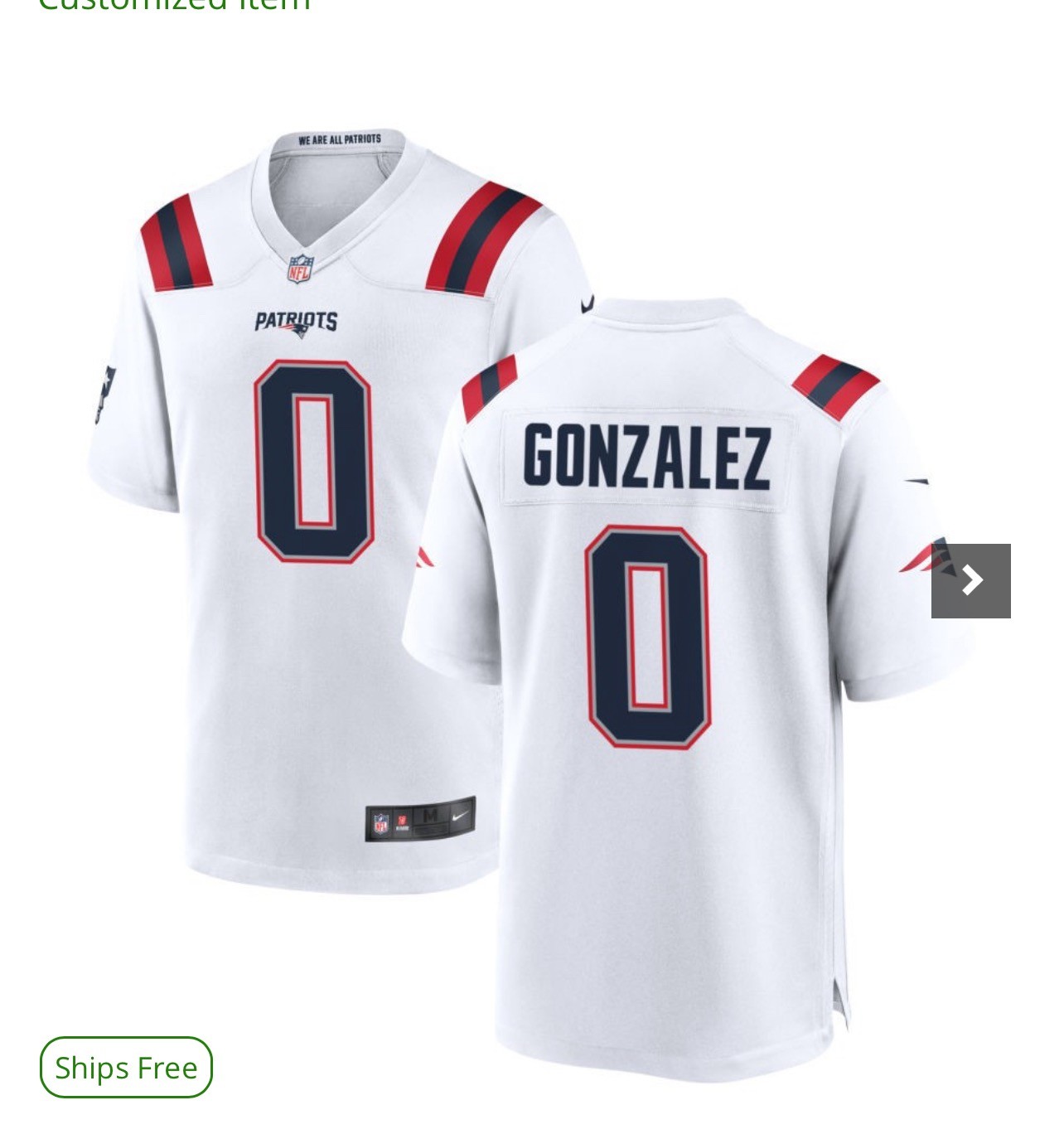 Men's New England Patriots #0 Christian Gonzalez White Stitched Vapor Limited Jersey