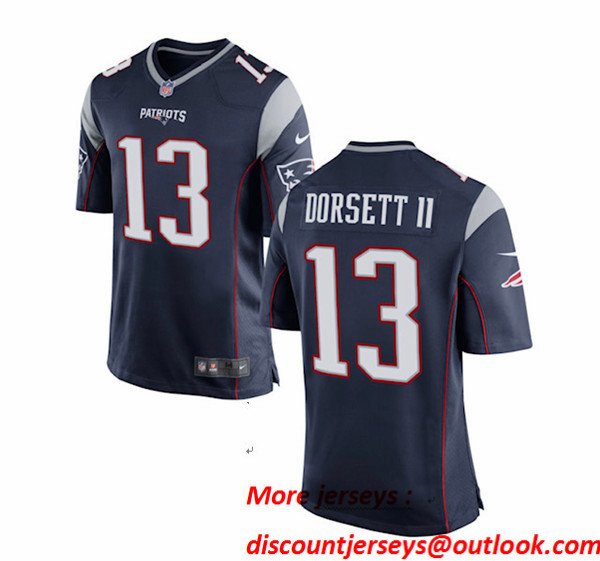 New England Patriots #13 Phillip Dorsett II Blue Vapor Limited Jersey