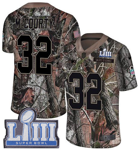 Nike Patriots #32 Devin McCourty Camo Super Bowl LIII Bound Men's Stitched NFL Limited Rush Realtree Jersey Nike Patriots #32 Devin McCourty Camo Super Bowl LIII Bound Men's Stitched NFL Limited Rush Realtree Jersey
