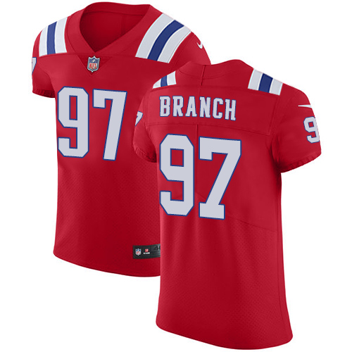 Nike Patriots #97 Alan Branch Red Alternate Men's Stitched NFL Vapor Untouchable Elite Jersey Nike Patriots #97 Alan Branch Red Alternate Men's Stitched NFL Vapor Untouchable Elite Jersey