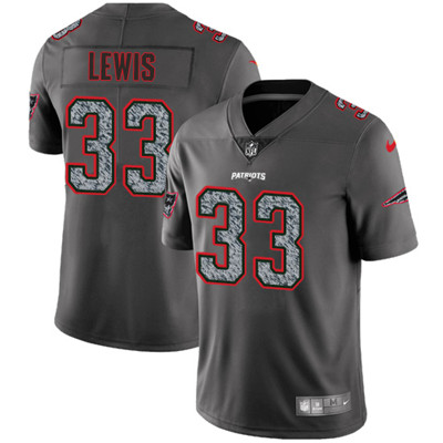Nike Patriots #33 Dion Lewis Gray Static Men's NFL Vapor Untouchable Game Jersey Nike Patriots #33 Dion Lewis Gray Static Men's NFL Vapor Untouchable Game Jersey