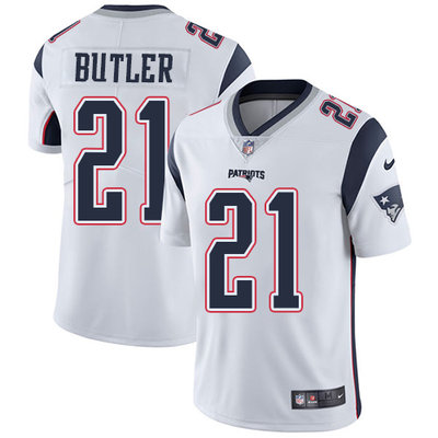 Nike Patriots #21 Malcolm Butler White Men's Stitched NFL Vapor Untouchable Limited Jersey Nike Patriots #21 Malcolm Butler White Men's Stitched NFL Vapor Untouchable Limited Jersey