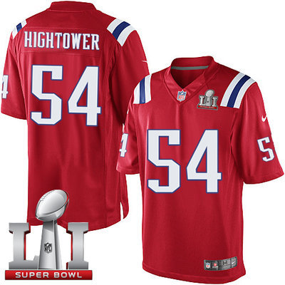 Nike Patriots #54 Dont'a Hightower Red Alternate Super Bowl LI 51 Men's Stitched NFL Limited Jersey Nike Patriots #54 Dont'a Hightower Red Alternate Super Bowl LI 51 Men's Stitched NFL Limited Jersey