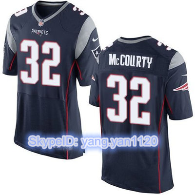 Nike Patriots #32 Devin McCourty Navy Blue Team Color Men's Stitched NFL New Elite Jersey