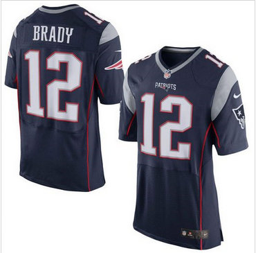 Nike New England Patriots #12 Tom Brady Navy Blue Team Color Men''s Stitched NFL New Elite Jersey Nike New England Patriots #12 Tom Brady Navy Blue Team Color Men''s Stitched NFL New Elite Jersey