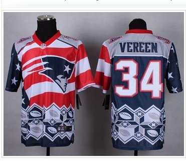 New New England Patriots #34 Shane Vereen Navy Blue NFL Elite Noble Fashion Jersey New New England Patriots #34 Shane Vereen Navy Blue NFL Elite Noble Fashion Jersey