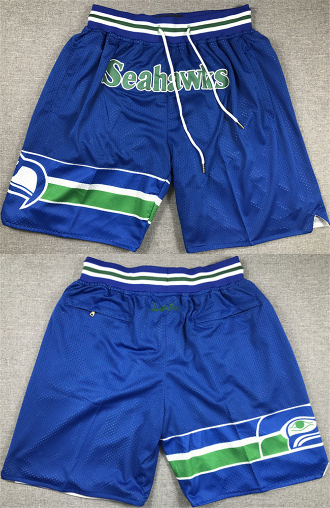 Men's Seattle Seahawks Blue Shorts