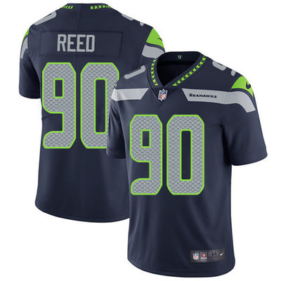 Nike Seahawks #90 Jarran Reed Steel Blue Team Color Men's Stitched NFL Vapor Untouchable Limited Jersey Nike Seahawks #90 Jarran Reed Steel Blue Team Color Men's Stitched NFL Vapor Untouchable Limited Jersey