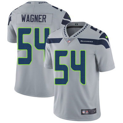 Nike Seahawks #54 Bobby Wagner Grey Alternate Men's Stitched NFL Vapor Untouchable Limited Jersey Nike Seahawks #54 Bobby Wagner Grey Alternate Men's Stitched NFL Vapor Untouchable Limited Jersey