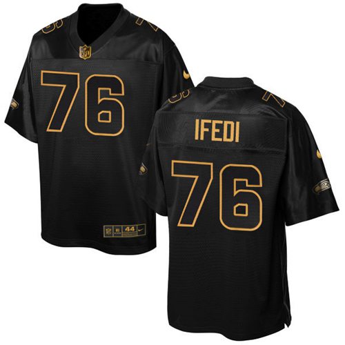 Nike Seahawks #76 Germain Ifedi Black Men's Stitched NFL Elite Pro Line Gold Collection Jersey Nike Seahawks #76 Germain Ifedi Black Men's Stitched NFL Elite Pro Line Gold Collection Jersey