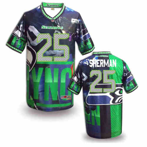 New Seattle Seahawks 25 Richard Sherman Team Color NFL Elite Fanatical Version Jerseys New Seattle Seahawks 25 Richard Sherman Team Color NFL Elite Fanatical Version Jerseys