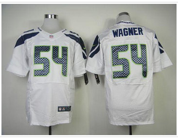 NEW Seattle Seahawks #54 Bobby Wagner White NFL Elite Jersey