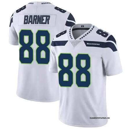 Men's Seattle Seahawks #88 AJ BARNER White 2026 F.U.S.E. Vapor Untouchable Limited Stitched Football Jersey