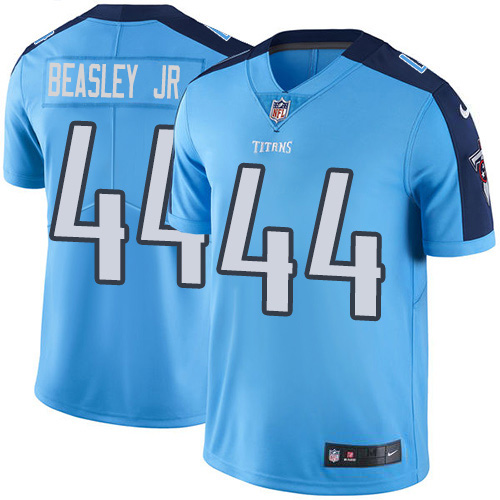Nike Titans #44 Vic Beasley Jr Light Blue Men's Stitched NFL Limited Rush Jersey Nike Titans #44 Vic Beasley Jr Light Blue Men's Stitched NFL Limited Rush Jersey