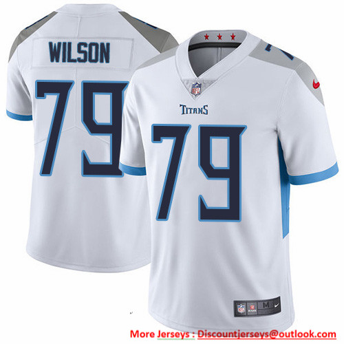 Nike Titans #79 Isaiah Wilson White Men's Stitched NFL Vapor Untouchable Limited Jersey
