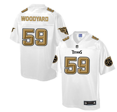 Nike Titans #59 Wesley Woodyard White Men's NFL Pro Line Fashion Elite Jersey