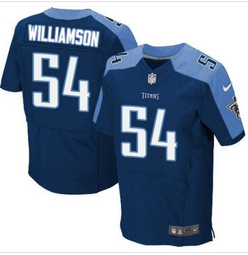 Nike Tennessee Titans #54 Avery Williamson Navy Blue Alternate Men's Stitched NFL Elite Jersey Nike Tennessee Titans #54 Avery Williamson Navy Blue Alternate Men's Stitched NFL Elite Jersey