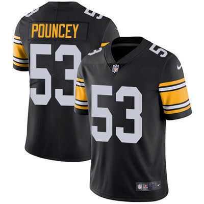 Nike Steelers #53 Maurkice Pouncey Black Alternate Men's Stitched NFL Vapor Untouchable Limited Jersey Nike Steelers #53 Maurkice Pouncey Black Alternate Men's Stitched NFL Vapor Untouchable Limited Jersey