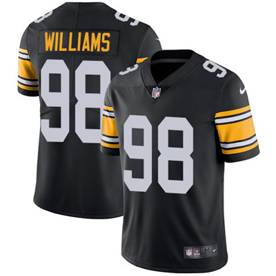 Nike Steelers #98 Vince Williams Black Alternate Men's Stitched NFL Vapor Untouchable Limited Jersey Nike Steelers #98 Vince Williams Black Alternate Men's Stitched NFL Vapor Untouchable Limited Jersey