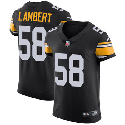 Nike Steelers #58 Jack Lambert Black Alternate Men's Stitched NFL Vapor Untouchable Elite Jersey Nike Steelers #58 Jack Lambert Black Alternate Men's Stitched NFL Vapor Untouchable Elite Jersey
