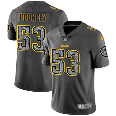 Nike Steelers #53 Maurkice Pouncey Gray Static Men's NFL Vapor Untouchable Game Jersey Nike Steelers #53 Maurkice Pouncey Gray Static Men's NFL Vapor Untouchable Game Jersey