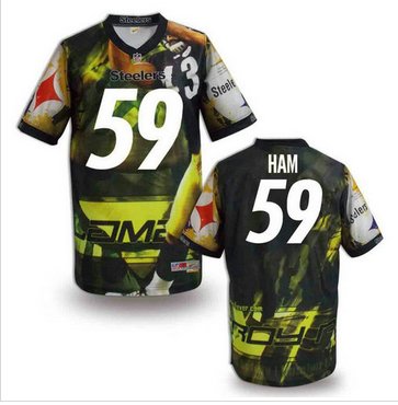 Pittsburgh Steelers #59 HAM Men's Stitched NFL Elite Fanatical Version Jersey (6)