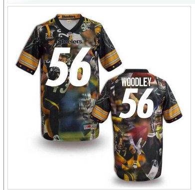 Pittsburgh Steelers #56 WOODLEY Men's Stitched NFL Elite Fanatical Version Jersey (5)