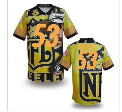 Pittsburgh Steelers #53 POUNCEY Men's Stitched NFL Elite Fanatical Version Jersey (4)