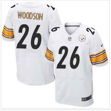 Pittsburgh Steelers #26 Rod Woodson White NFL Elite Jersey Pittsburgh Steelers #26 Rod Woodson White NFL Elite Jersey