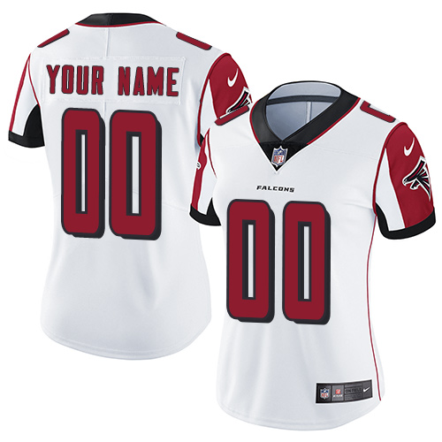 Nike Atlanta Falcons Elite White Road Women's Jersey NFL Vapor Untouchable Customized jerseys