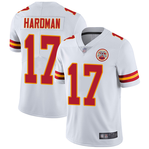 Chiefs #17 Mecole Hardman White Youth Stitched Football Vapor Untouchable Limited Jersey Chiefs #17 Mecole Hardman White Youth Stitched Football Vapor Untouchable Limited Jersey