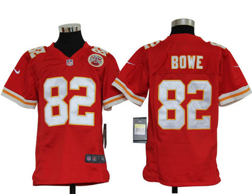Youth Nike Kansas City Chiefs 82 Dwayne Bowe Red Jerseys