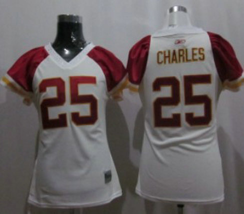 Kansas City Chiefs 25 Ch.arles White Womens Field