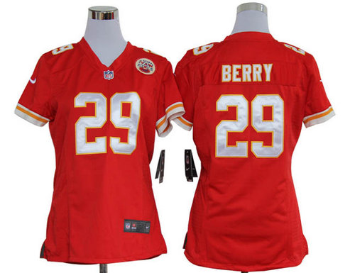 Women Nike Kansas City Chiefs 29 Eric Berry Game Jerseys