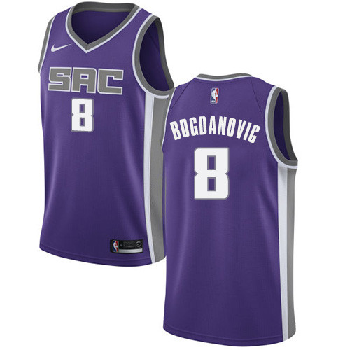 Nike Kings #8 Bogdan Bogdanovic Purple NBA Swingman Icon Edition Jersey Nike Kings #8 Bogdan Bogdanovic Purple NBA Swingman Icon Edition Jersey