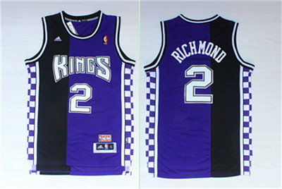 Kings #2 Mitch Richmond Black & Purple Hardwood Classics Jersey Kings #2 Mitch Richmond Black & Purple Hardwood Classics Jersey
