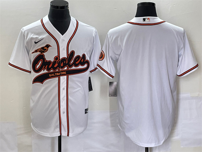 Men's Baltimore Orioles Blank White Cool Base Stitched Jersey 1 Men's Baltimore Orioles Blank White Cool Base Stitched Jersey 1