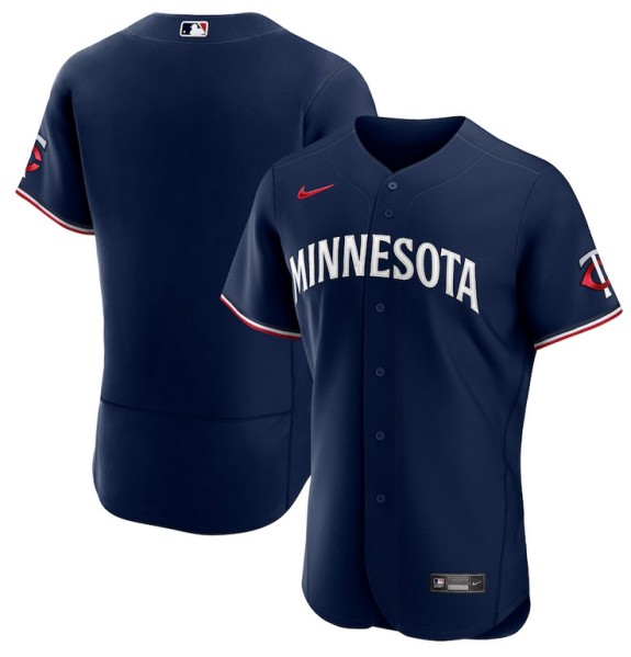 Men's Minnesota Twins Blank Navy 2023 Flex Base Stitched Jersey Men's Minnesota Twins Blank Navy 2023 Flex Base Stitched Jersey