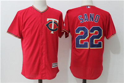 Twins 22 Miguel Sano Red Alternate Cool Base Jersey Twins 22 Miguel Sano Red Alternate Cool Base Jersey