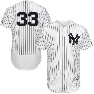Yankees #33 Greg Bird White Strip Flexbase Authentic Collection Stitched MLB Jersey Yankees #33 Greg Bird White Strip Flexbase Authentic Collection Stitched MLB Jersey