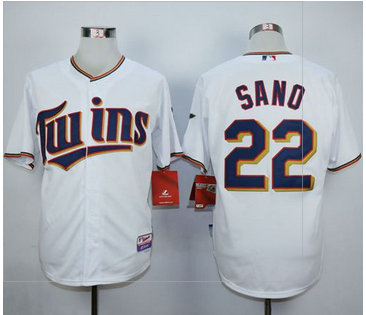 Minnesota Twins #22 Miguel Sano White Home Cool Base Stitched MLB Jersey Minnesota Twins #22 Miguel Sano White Home Cool Base Stitched MLB Jersey