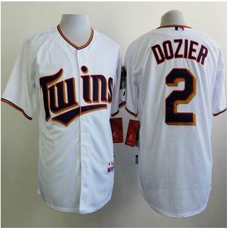 Minesota Twins #2 Brian Dozier White Home Cool Base Stitched Baseball Jersey Minesota Twins #2 Brian Dozier White Home Cool Base Stitched Baseball Jersey