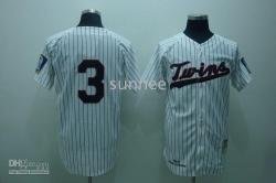 MLB Minnesota Twins #3 killebrew White jerseys