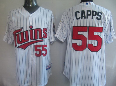 MLB Minnesota Twins 55 CAPPS WHITE