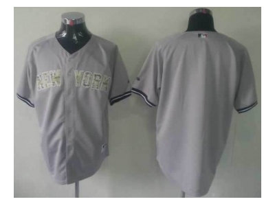 mlb jerseys new york yankees blank grey(number camo) mlb jerseys new york yankees blank grey(number camo)