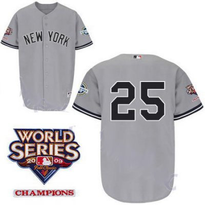 New York Yankees 25 Mark Teixeira Grey jerseys New York Yankees 25 Mark Teixeira Grey jerseys