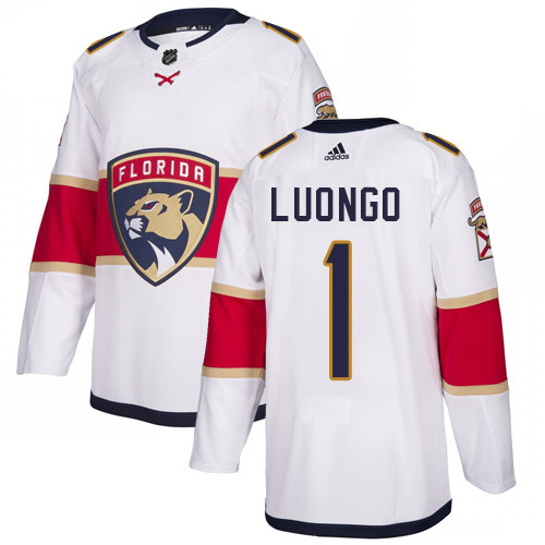 Adidas Panthers #1 Roberto Luongo White Road Authentic Stitched NHL Jersey Adidas Panthers #1 Roberto Luongo White Road Authentic Stitched NHL Jersey