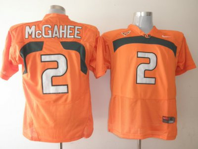 Hurricanes #2 Willis McGahee Orange Embroidered NCAA Jerseys Hurricanes #2 Willis McGahee Orange Embroidered NCAA Jerseys